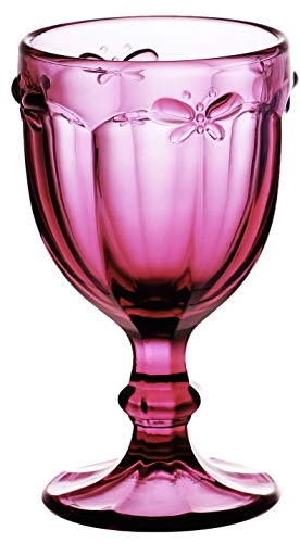 Jg.6 Tacas P/agua Dynasty 325ml Libelula Violeta