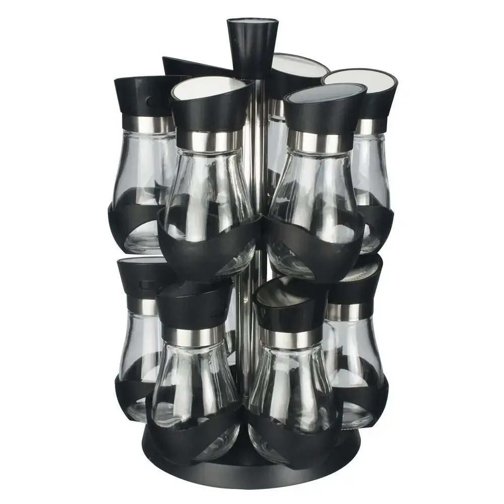 Jg.12 Porta Condimentos Dynasty Vidro Sup.plastico