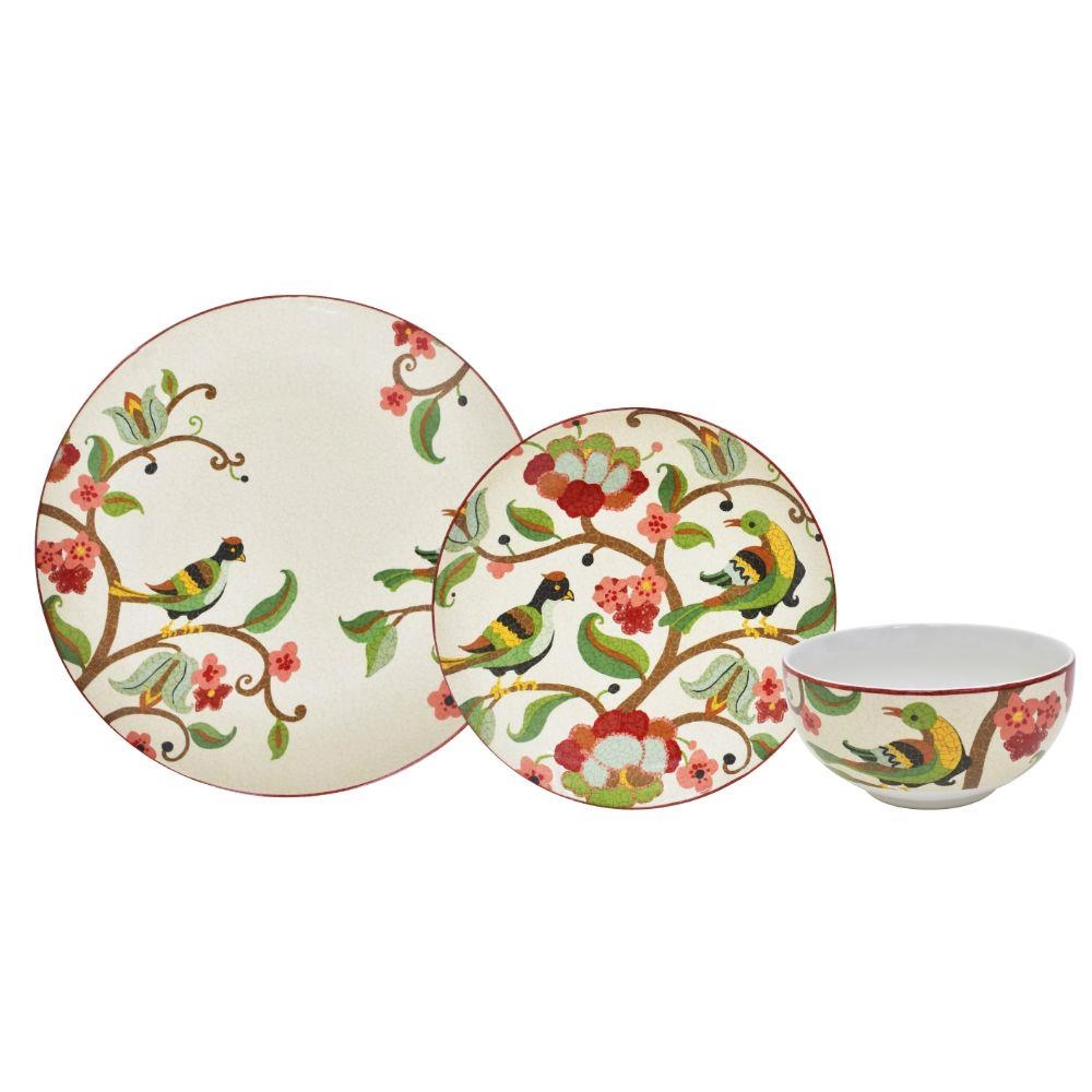 Aparelho Jantar Porcelana Melia Red Lhermitage