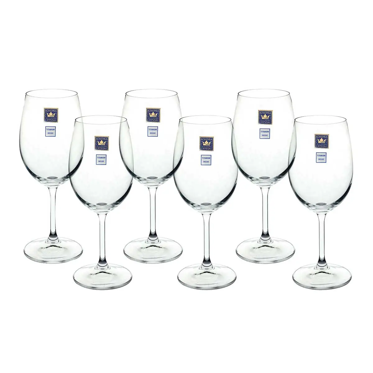 Taça para Vinho em Cristal Ecologico Bohemia Anna 450ml