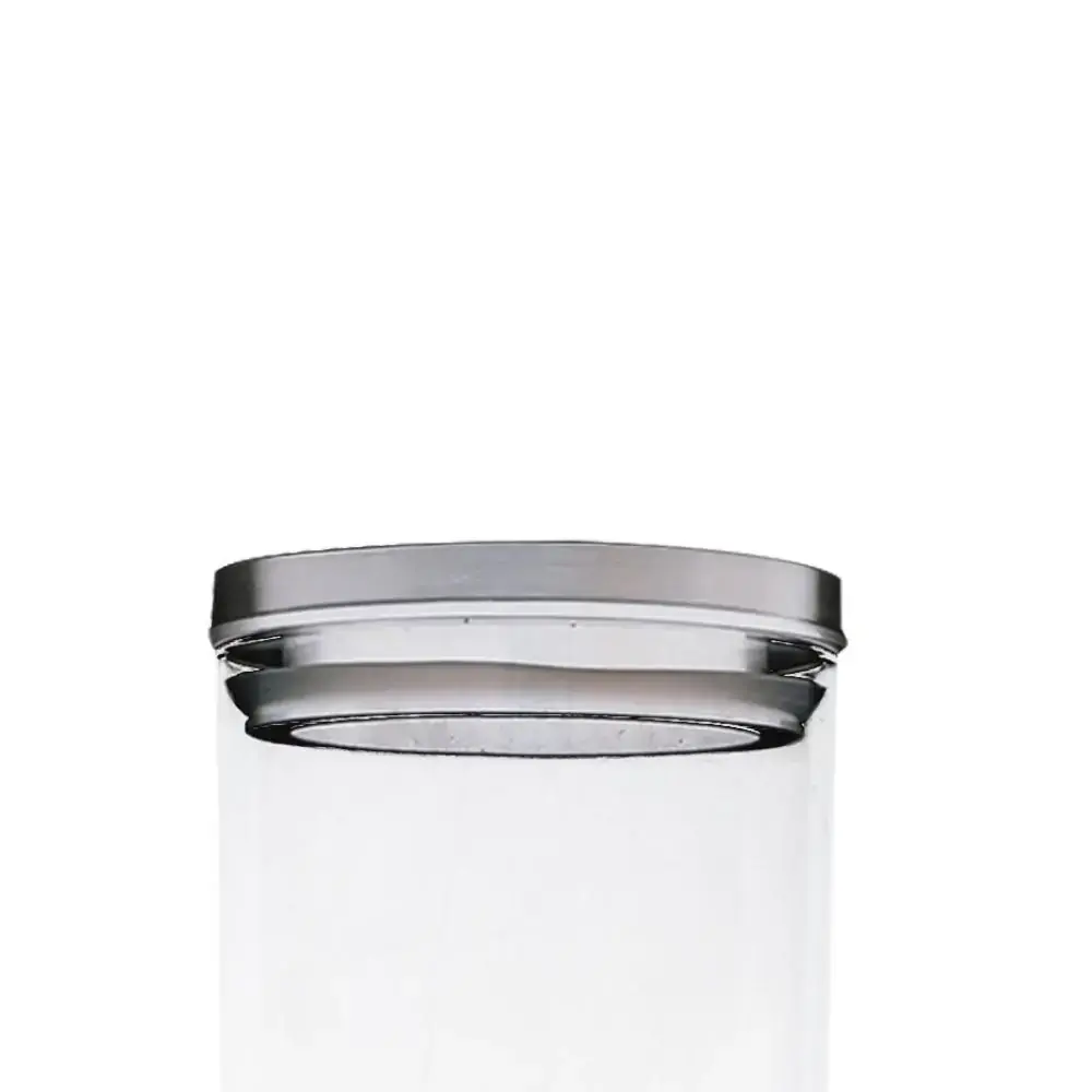 Porta mantimento vidro tampa metal 1,8L 28x10cm Dynasty