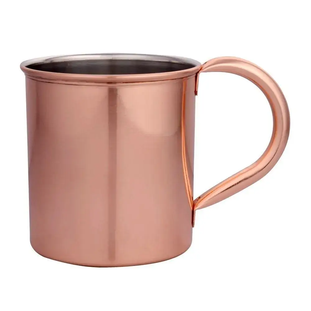 Caneca Moscow Mule Lisa Bronze Aço inox Dynasty 450ml