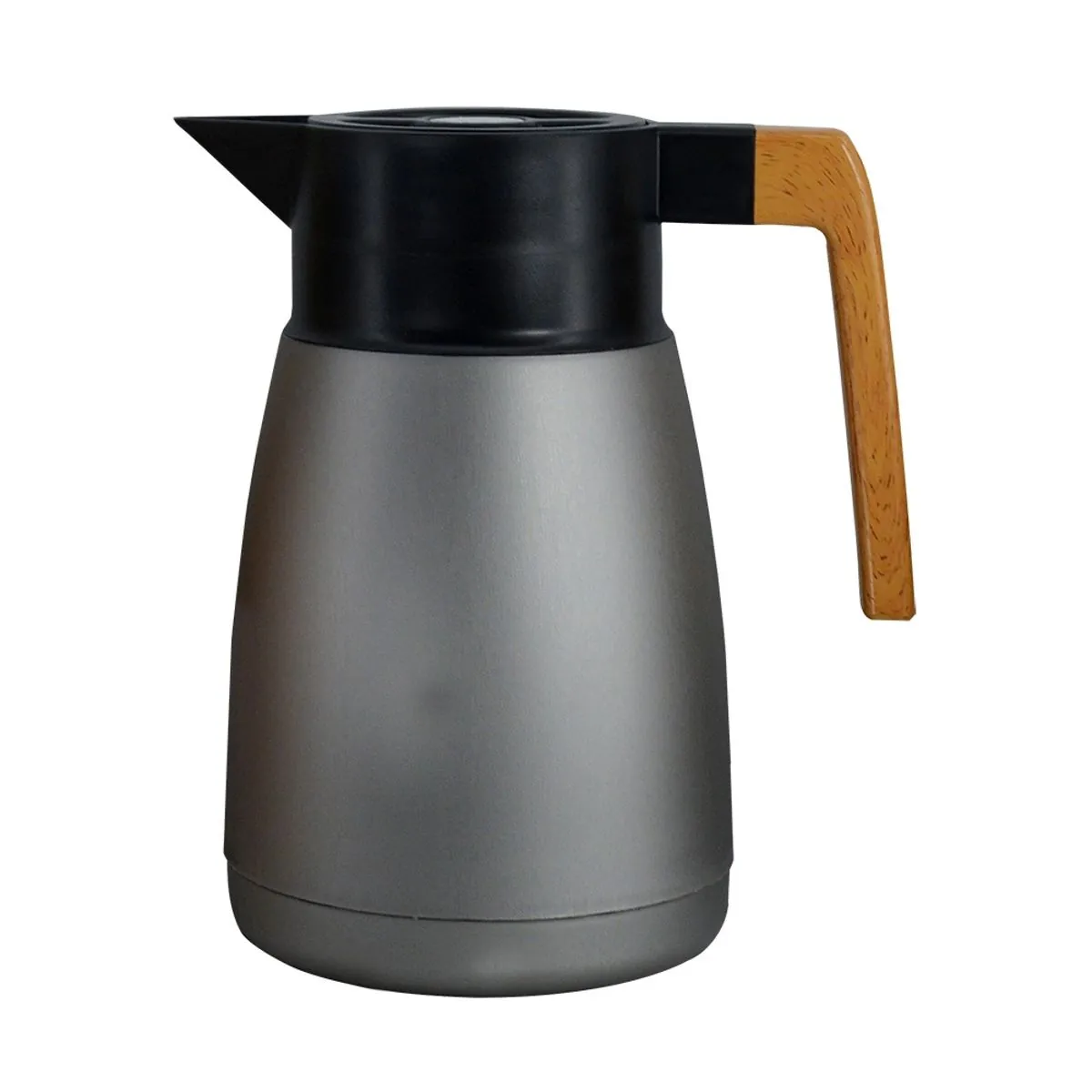 Garrafa Térmica Coffeshop de Plástico 1 l Cinza Metálico