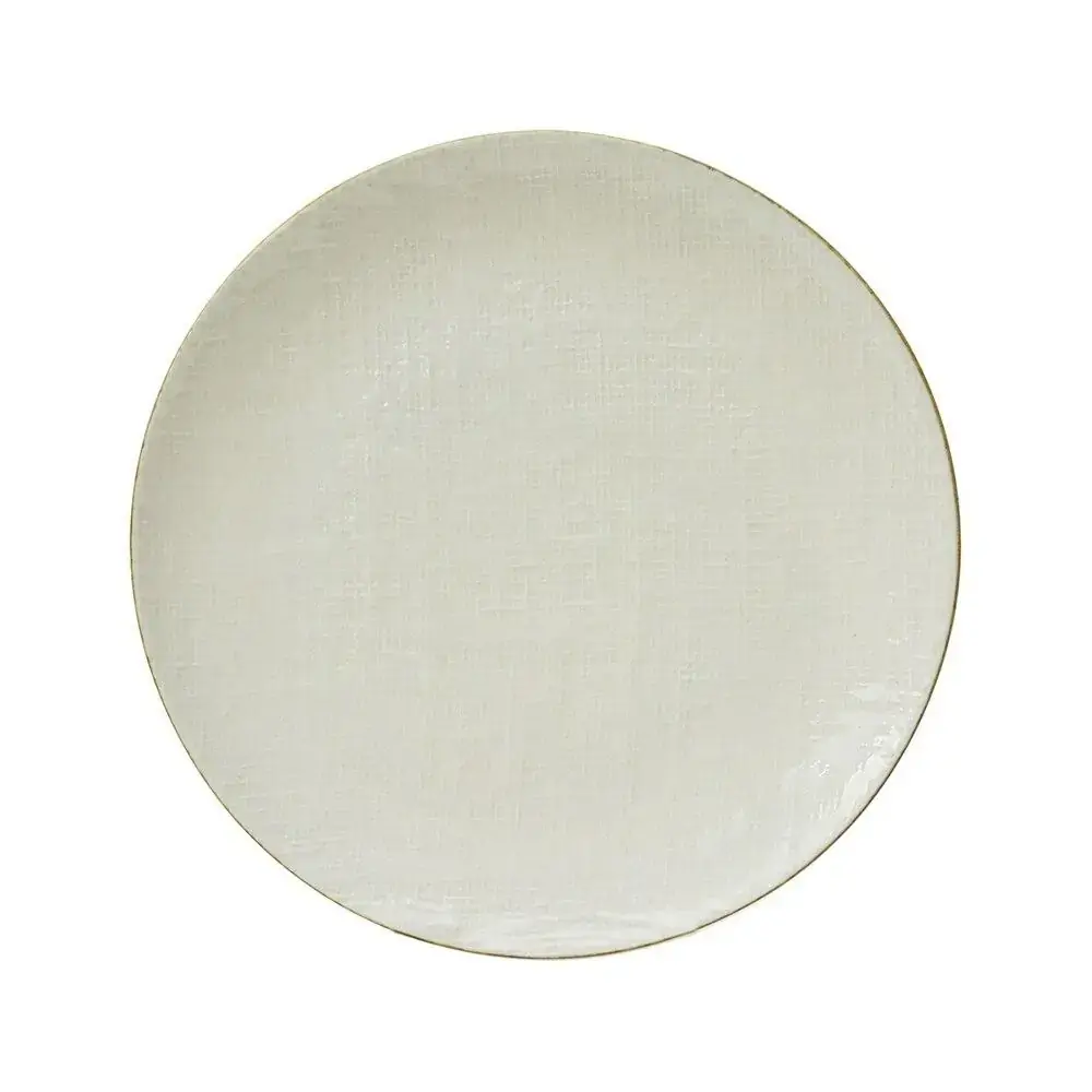 Prato Raso L´Hermitage Tissú Off White 27 cm - Cada