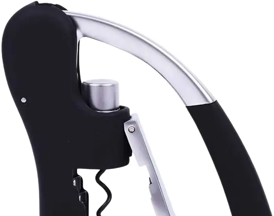 Saca Rolhas Emborrachado Com Alavanca L15xp3xa13cm