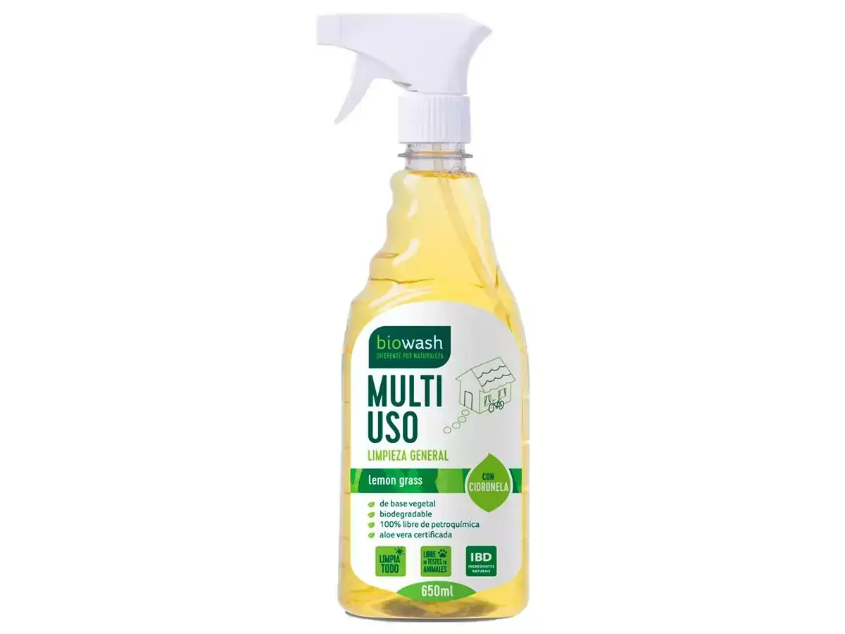 Multiuso Limpeza Geral Vegano Capim Limão Biowash 650ml