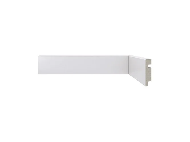 Rodapé De Poliest 473 Branco Com 05cm Santa Luzia