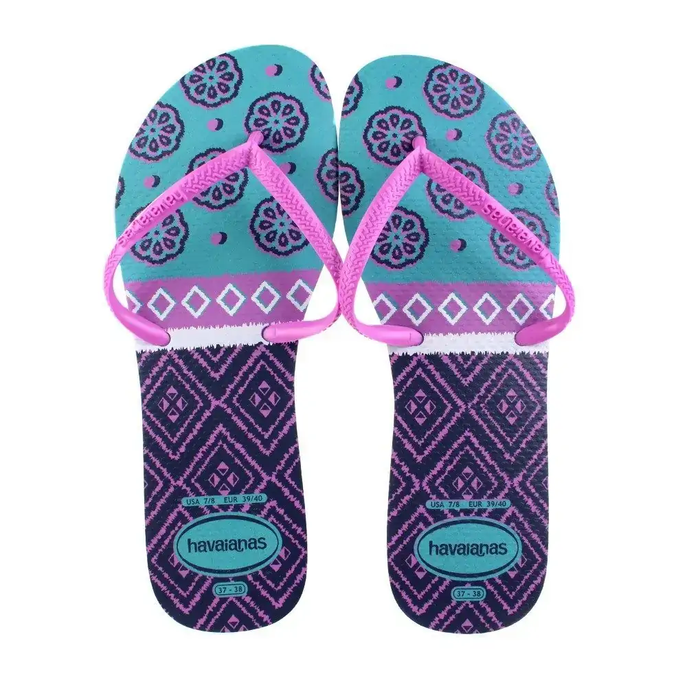 7008390 Sandalias Havaianas Flat Mix Gd F0 Sandalias Havaianas Flat Mix Cf Azul Trad/ice Pink