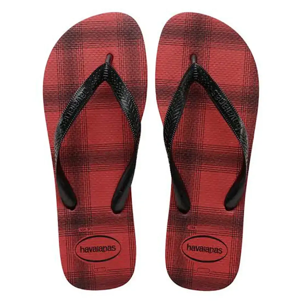 Sandalia Havaianas Top Basic Verm Apache/preto