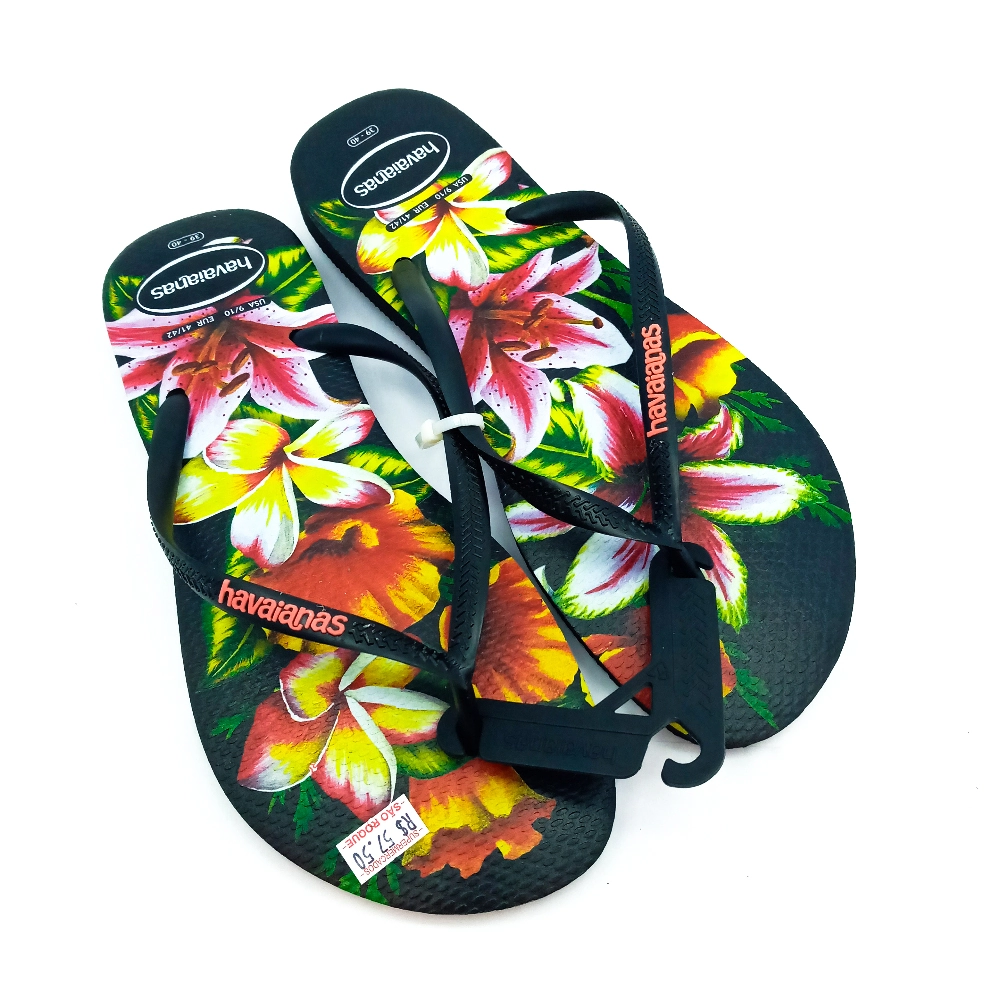 Sand Hav Slim Floral Preto Preto 41