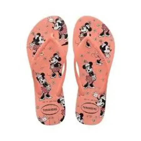 7011375 Sandalias Havaianas Slim Disney Gd F0 Sandalias Havaianas Slim Disney Fc Rosa Seda