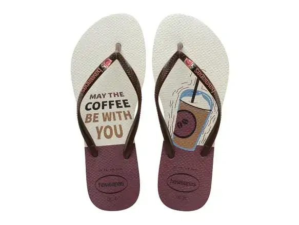 Sand Havaianas Slim Cool Bco/cafe 33/34