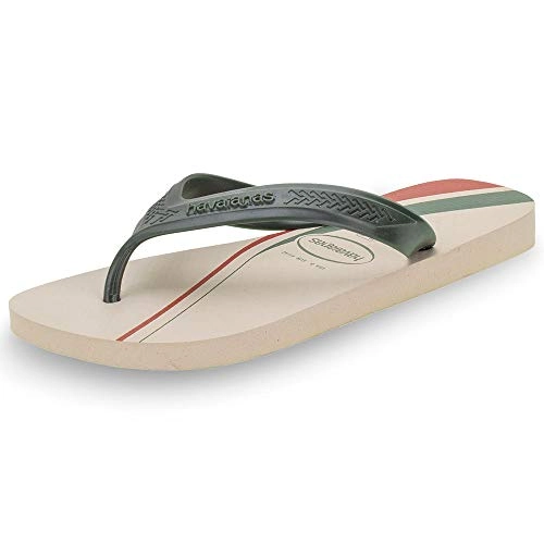 Sandalias Havaianas Top Max Basic Cf Bege Palha