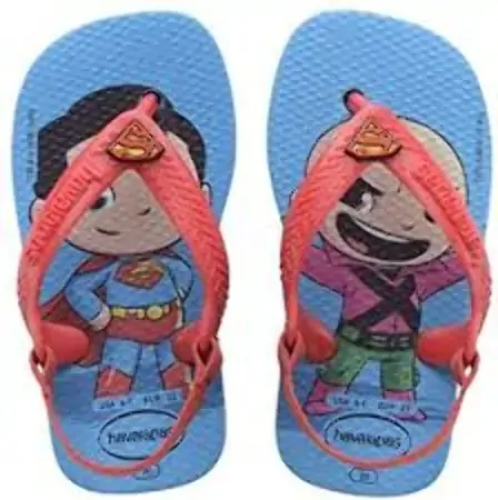 7010861 Sandalias Havaianas N Baby Herois Gd B80 Sandalias Havaianas N Baby Herois Cf Turquesa/verme