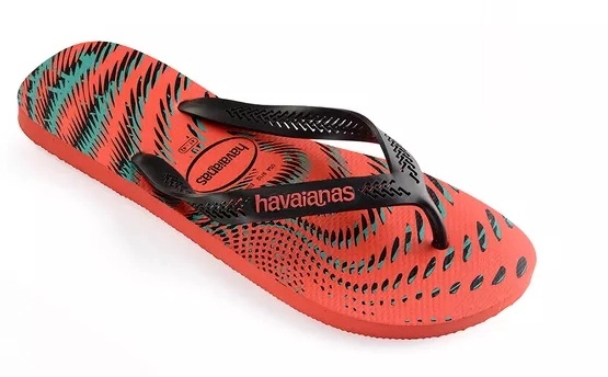 Chinelo Ad Havaianas Aero Graphic Morango/pto 8333