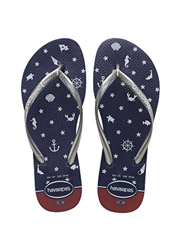 Chin Havaianas Slim Nautical Mar/pta 35/36