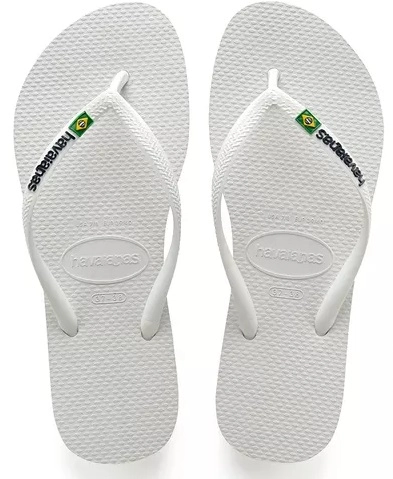 Chinelo Ad Havaianas Slim Brasil Bco