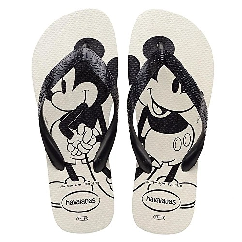 Chinelo Ad Havaianas Top Disney Bco/pto
