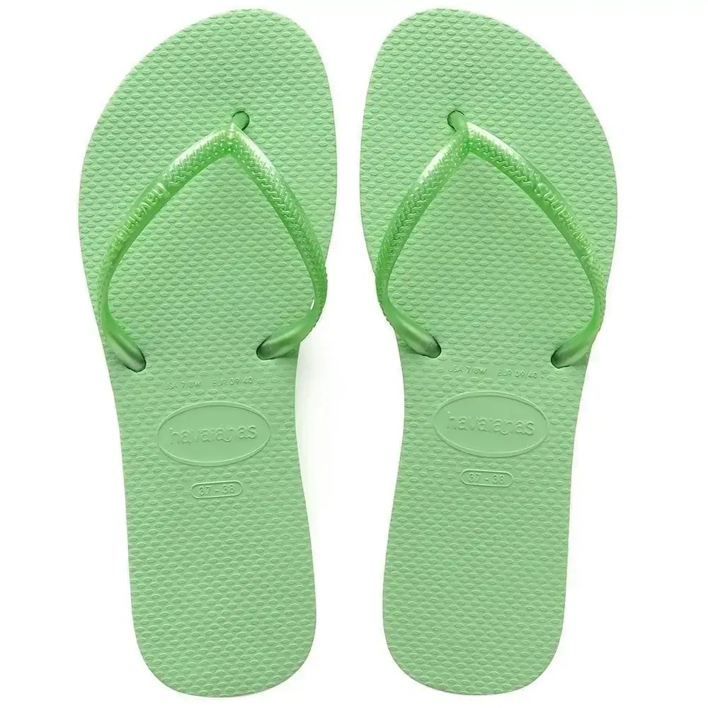 Sandalia Havaianas Flat Verde Hydro N 33 34