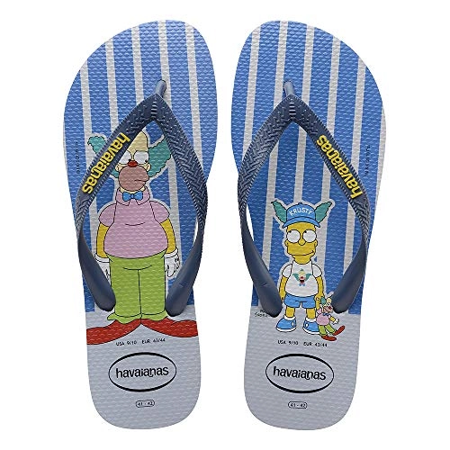 Chinelo Ad Havaianas Simpsons 9427 Cza Gelo Azul