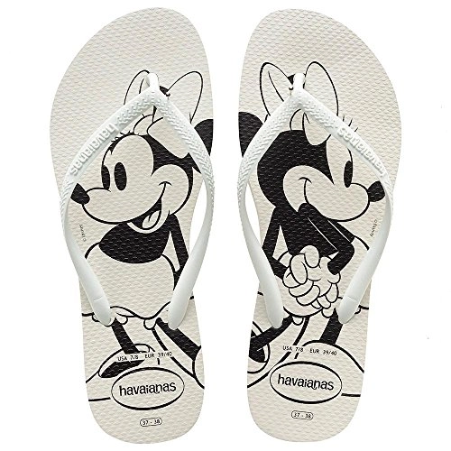 Chinelo Ad Havaianas Slim Disney Bco
