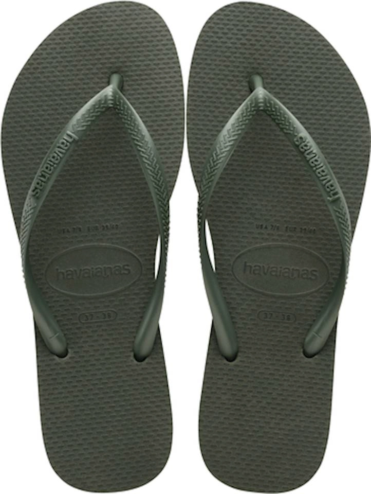 Chinelo Verde Olive Slim Havaianas N° 33/34