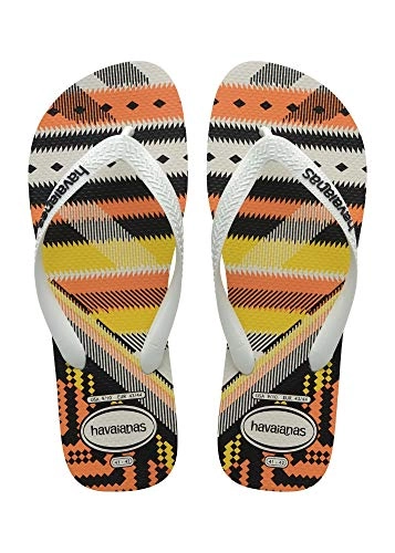 Sandalia Havaianas Trend Branco/amarelo 39/40