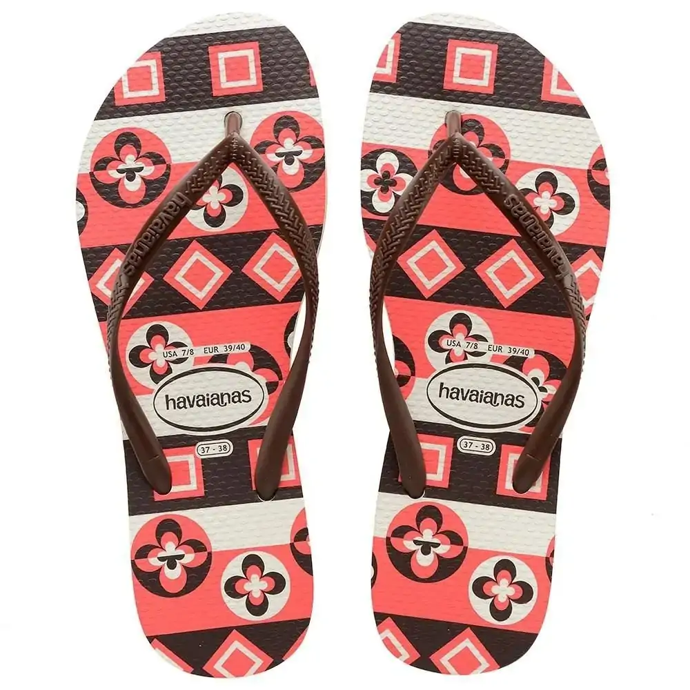 Sand Havaianas Slim Geo Branco 37/8