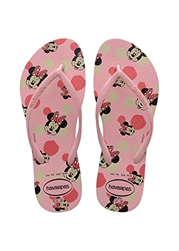 Sandalia Havaianas Slim Disney 35/36 Rosa Macaron