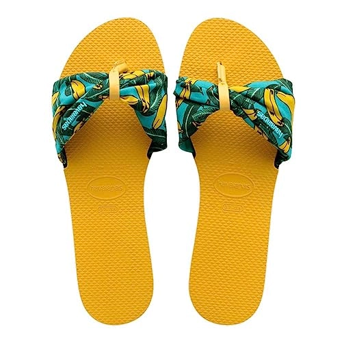 Sandalias Havaianas You St Trop Fc Amarelo Ouro