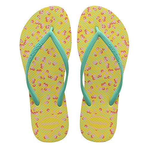7010200 Sandalias Havaianas Slim Romance Gd F0 Sandalias Havaianas Slim Romance Cf Amarelo Limao
