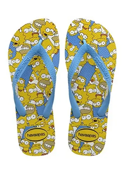Sand.havaianas Simpsons N 41/42 Bco/turq