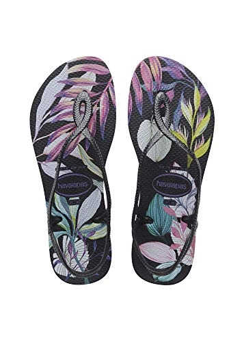 Sand.hav.luna Print Preto/cinza Dark Metalico 33/4