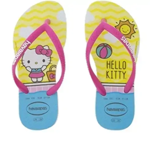 Sandalia Havaianas Hello Kitty 31/32 Branco