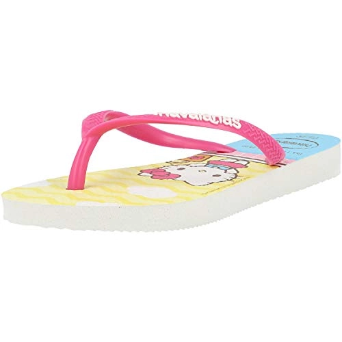 Havaianas Chinelo Hello Kitty Feminino, 35/36, Branco