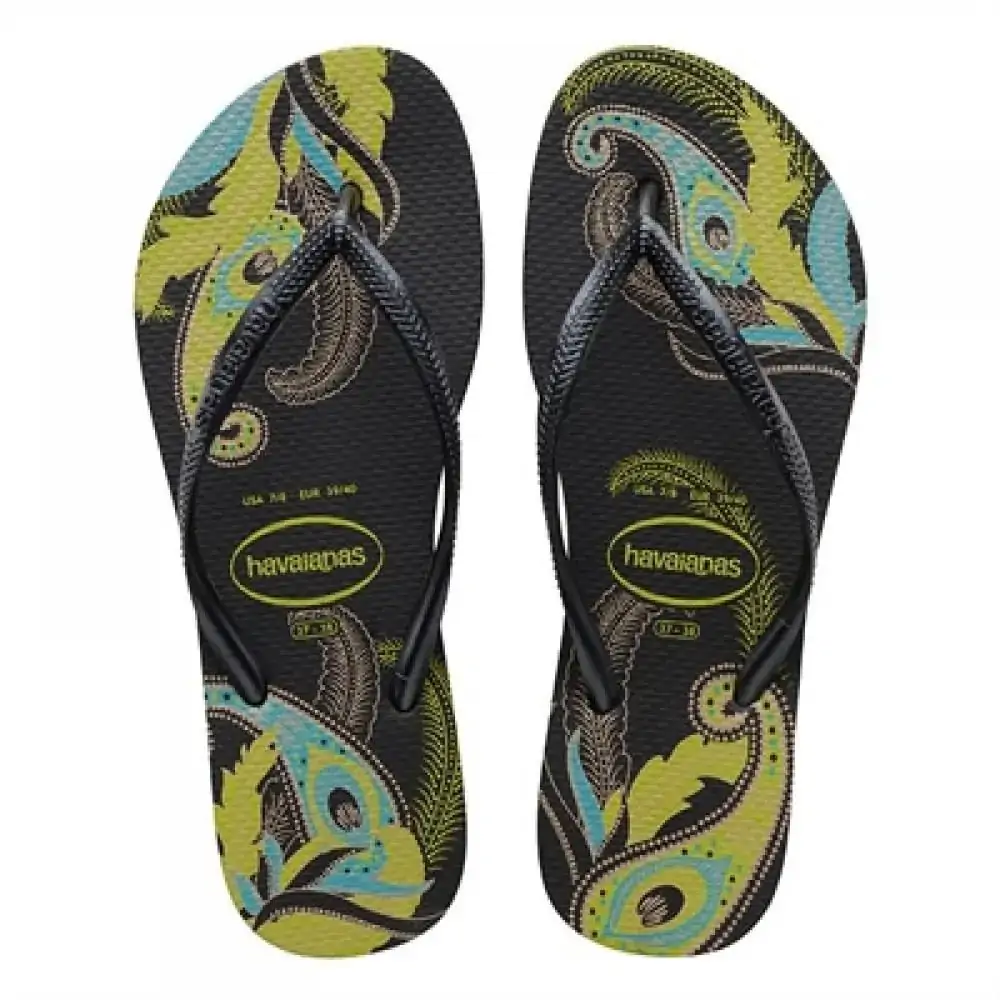 Chinelo Ad Havaianas Slim Organic Pto/cza