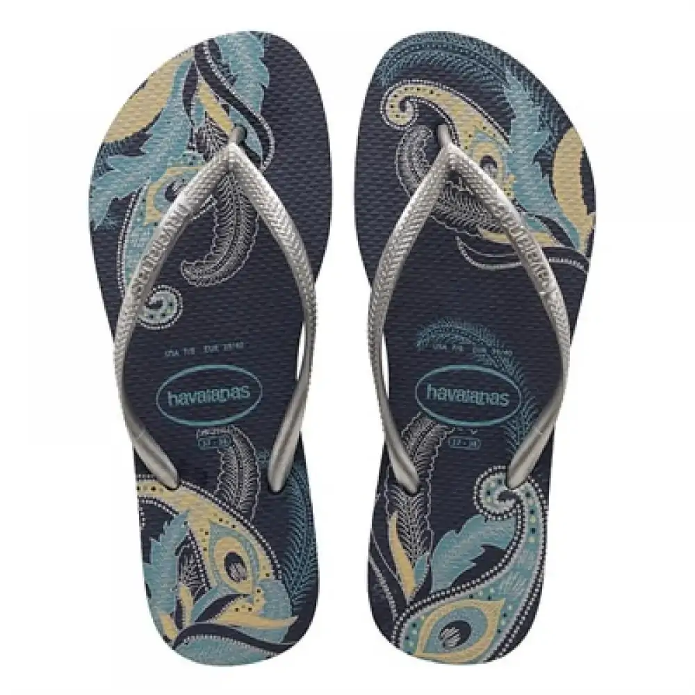 Chinelo Ad Havaianas Slim Organic Mar/pta