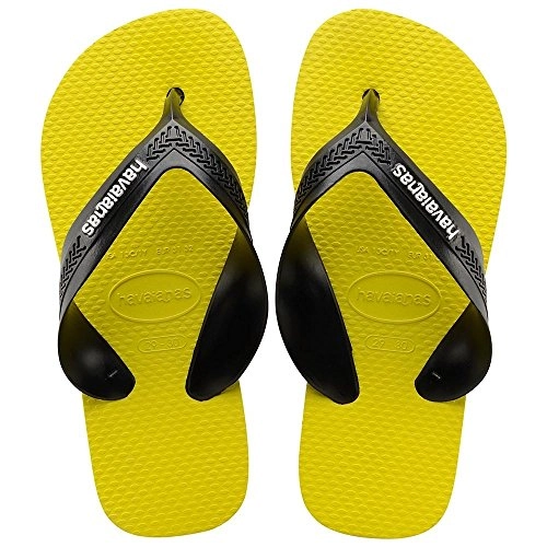 Sand Havaianas Kids Max Pto/amarelo Neon