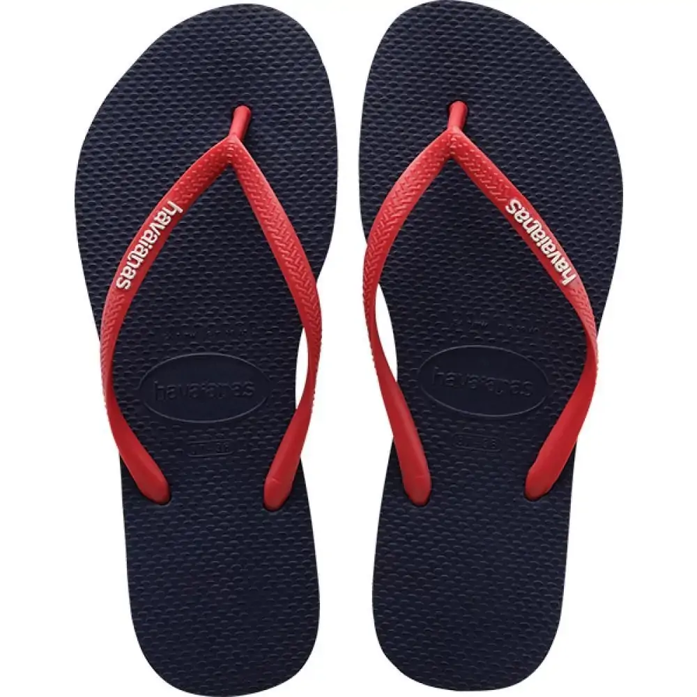 Chinelo Ad Havaianas S/ Logo Pop Mar/verm