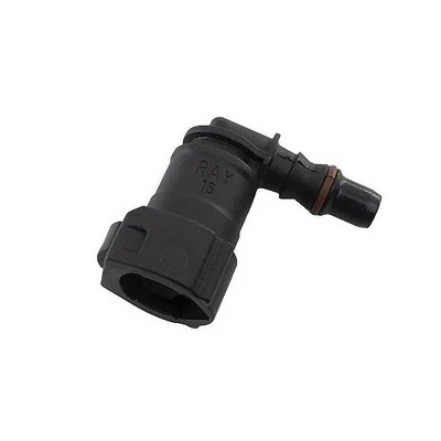Conector da Mangueira de Combustível 5/16 Pol.X5/16 Pol. 90º Cinza - TANCLICK QC152