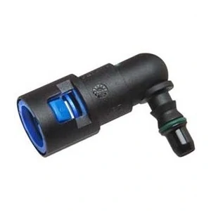 Conector da Mangueira de Combustível 3/8 Pol.X5/16 Pol. 90° Pop Top - TANCLICK QC095