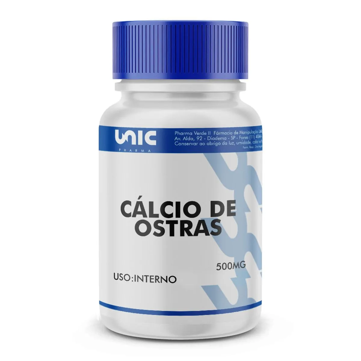 Cálcio de ostras 500mg - 60 Cápsulas
