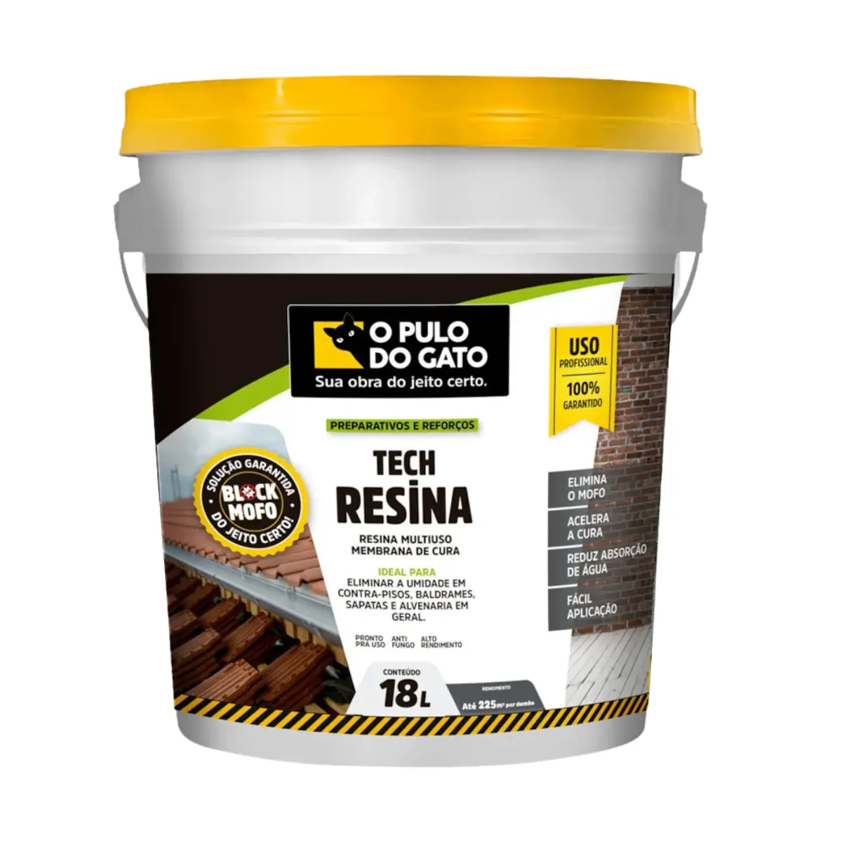 Resina Multiuso Base D agua 18l Tech