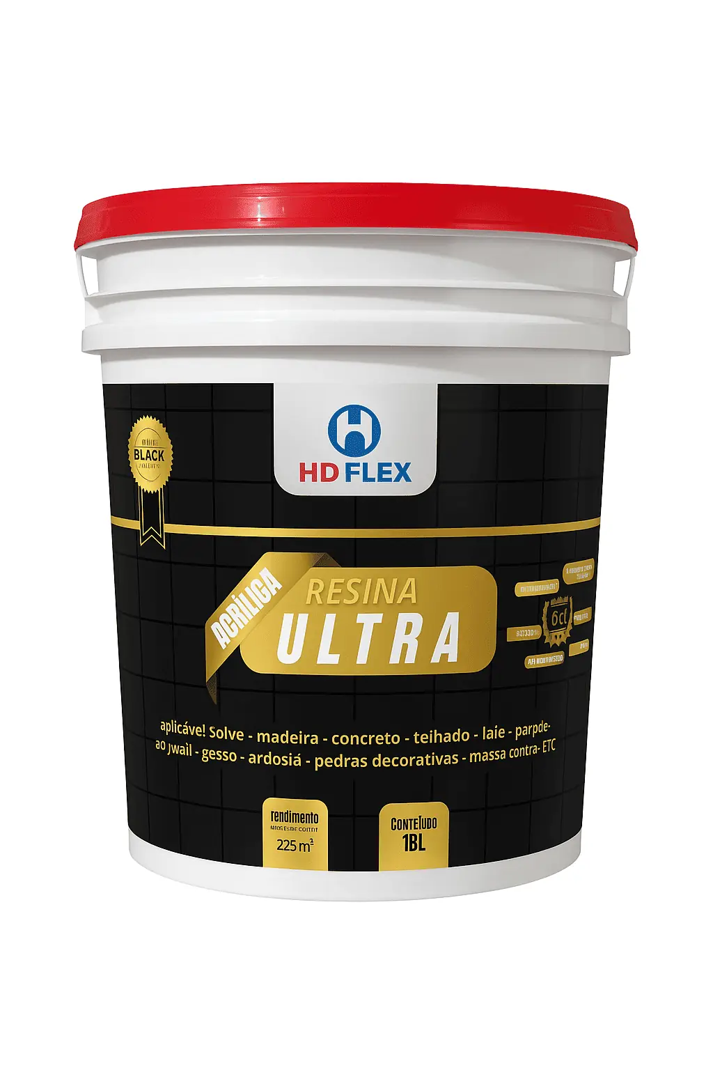 Ultra Resina Multiuso Base Dágua Incolor Fosca 6x1 18 Litro