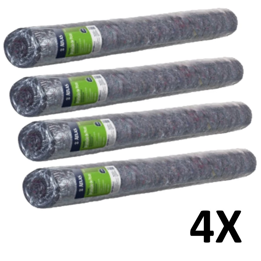 Kit 4 Manta Proteção De Piso Pintura E Reforma 1x10m Atlas