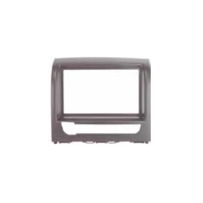 Moldura de Som 1/2 Din Cinza Chinês/Japonês - LUDOVICO 7180C