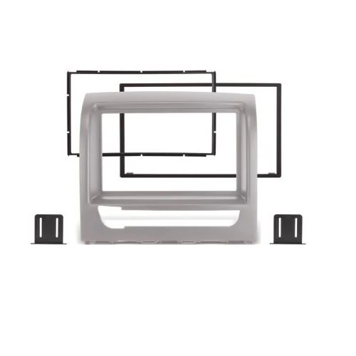 Moldura de Som 1/2 Din Preta Chinês/Japonês - LUDOVICO 7180T