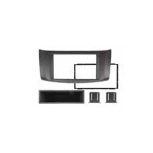 Moldura de Som 1/2 Din Cinza - LUDOVICO 7210C