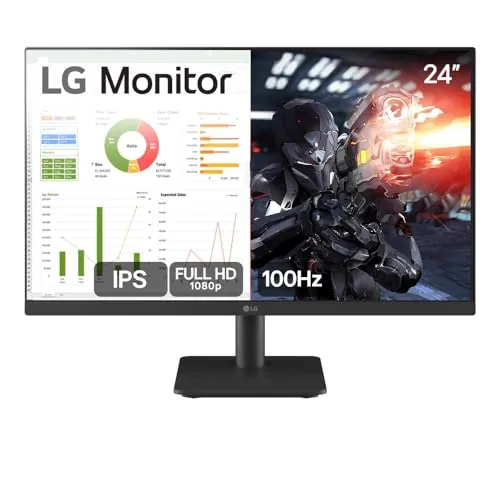 Monitor Pc Gamer Lg 24 Ips Full Hd Preto Na