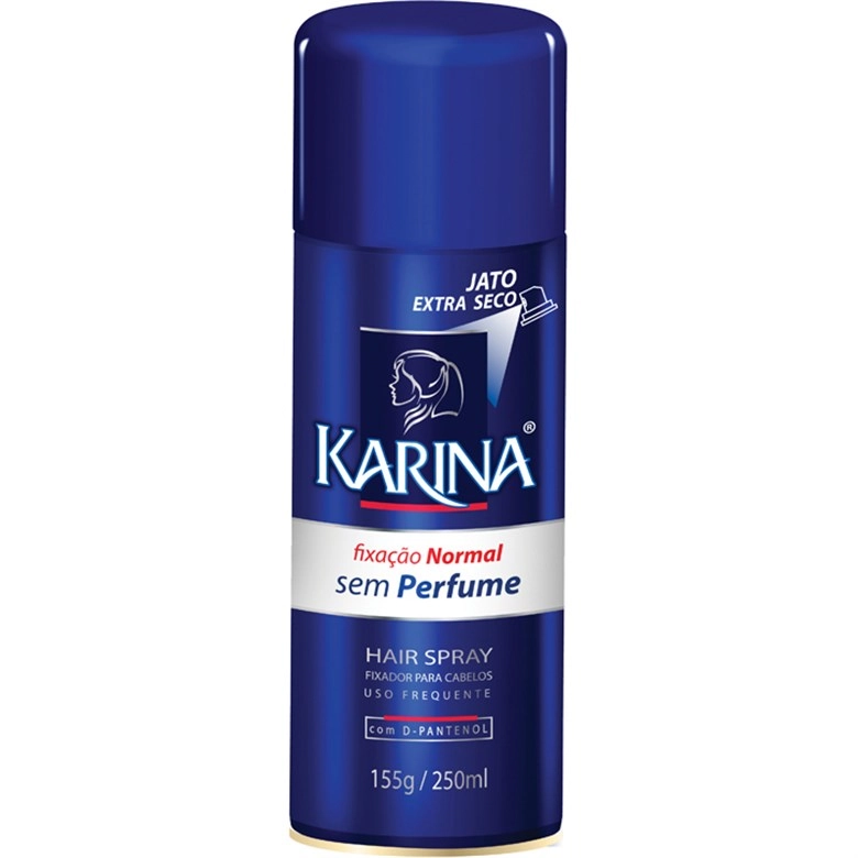 Hair Spray Fixador Karina 250ml Sem Perfume Unit